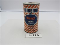 Mission Orange Drink Can Bank