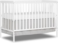 Synergy 5-In-1 Convertible Crib  White