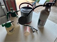 FIRE EXTINGUISHER, PUMP SPRAYER, LAWN SPRAYER,