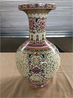 Unique Ceramic Vase 10"d x 17"h