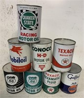 8 full oil and transmission fluid qt cans