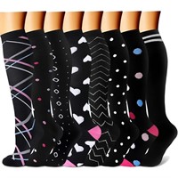 CHARMKING Compression Socks for Women & Men Circul