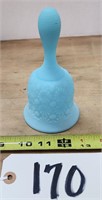 Fenton Satin Glass, Daisy/Button Bell