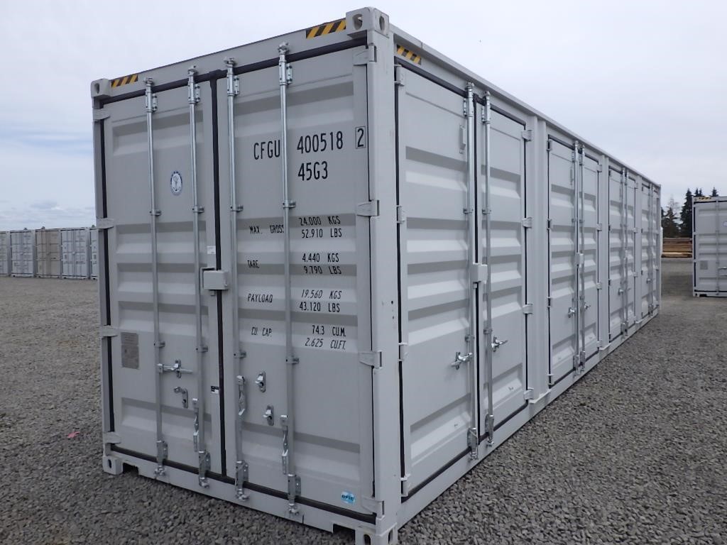 40' High Cube Multi Door Container