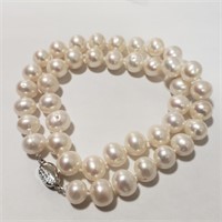 $400 Silver Freshwater Pearl Necklace