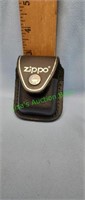 Genuine leather zippo case