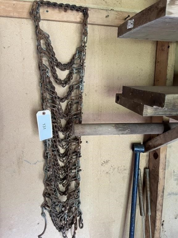 LAWN MOWER TIRE CHAINS