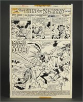 Sal Buscema. Marvel Two-in-One #7. Original Art.