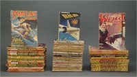 57 issues of assorted Pulp. 1940s-1950s.