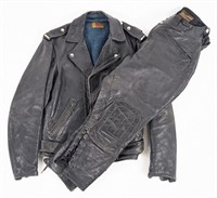 1960's Kit Karson Leather Jacket & Buco Pants
