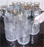 (16) Collectors glasses to include several