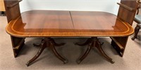 Georgian Furniture Co. Reproduction Mahogany Doubl