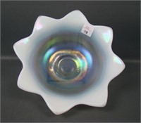 Fenton French Opalescent Stretch Petal Bowl