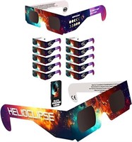 Helioclipse 12-Pack Solar Eclipse Glasses x3