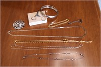 Sterling Silver Bracelets, Necklaces, etc.