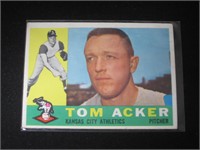 1960 TOPPS #274 TOM ACKER KC ATHLETICS