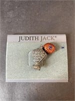 Judith Jack Sterling Silver Brooch