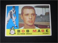 1960 TOPPS #288 BOB MABE BALTIMORE ORIOLES