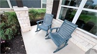 2PC OUTDOOR ROCKING CHAIRS