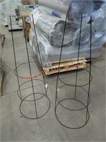 42" Black Tomato Cages, Quantity 2