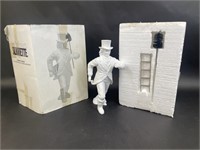 Winter Silhouette Chimney Sweep Porcelain