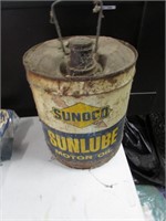 sunoco sunlube oil can