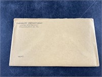 1962 P coin set, sealed envelope