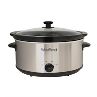 West Bend Manual Crockery Slow Cooker with Oval Ce