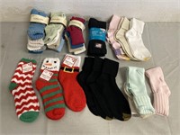10 Packs Of Various Size/Style Socks