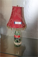Coca-Cola Bottle w/ Marbles Table Lamp