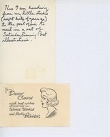 Winnie Winkle artist Martin Branner handwritten no