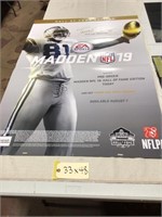 33x48 Madden 19 Hall of Fame edition