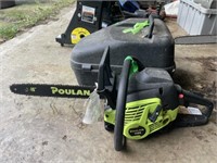 Poulan 16 Inch Model Pll3816 Chainsaw With Case