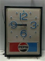 Pepsi Lighted Clock