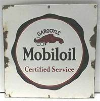 SSP Gargoyle Mobiloil Certified Service Sign