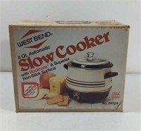 Vintage West Bend 4 QT Automatic Slow Cooker