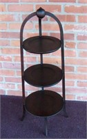 Antique Edwardian Style Mahogany 3 Tier Muffin