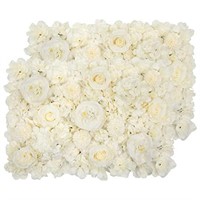 SHACOS Artificial Flower Wall Panels 2 Pack 24"x16