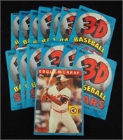 14 Topps 3-d 1985 Baseball Stars Photo Cards