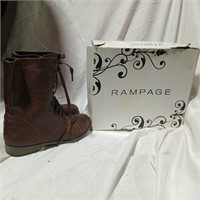 Rampage Jepson Women's Combat Boots Brown