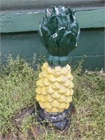 Concrete pineapple statue 2 ft tall