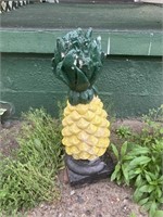 Concrete pineapple statue 2 ft tall