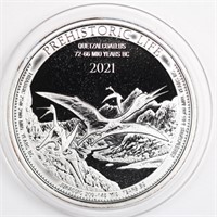 2021 Silver 1oz  Quetzalcoatlus