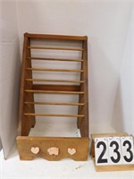 Wooden Towel Rack 23"T X 13"W X 12"D