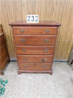 5 Drawer Dresser 48"T X 35"W X 20"D