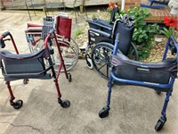 Wheelchairs and walkers