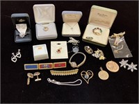 Bulova Watch,Pins, Earrings, Lockets, Rings, more