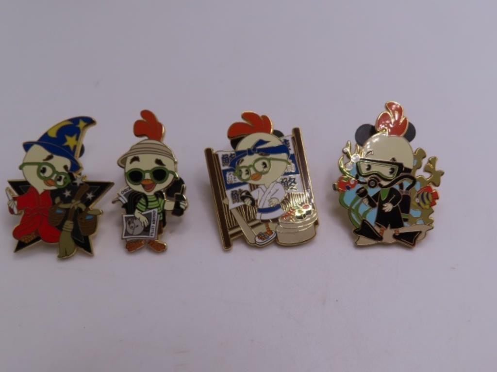 (4) Disney CHICKEN LITTLE Pins
