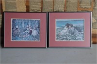 Little Girls Forest & Seaside Framed Art Prints