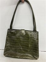 Talbots genuine leather green bag authenticity